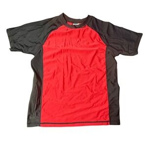 Coastalista Rash Guard SPF‎ 50+ Swim Shirt Short Sleeve Top Kids Youth Large